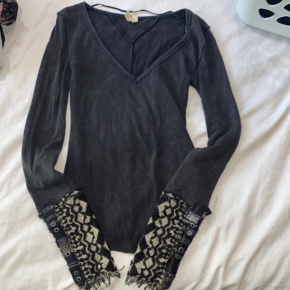 free people long sleeve top